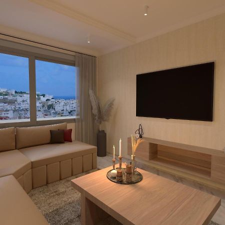 Appartement De Luxe, Vue Kasbah De Tanger Et Mer Extérieur photo